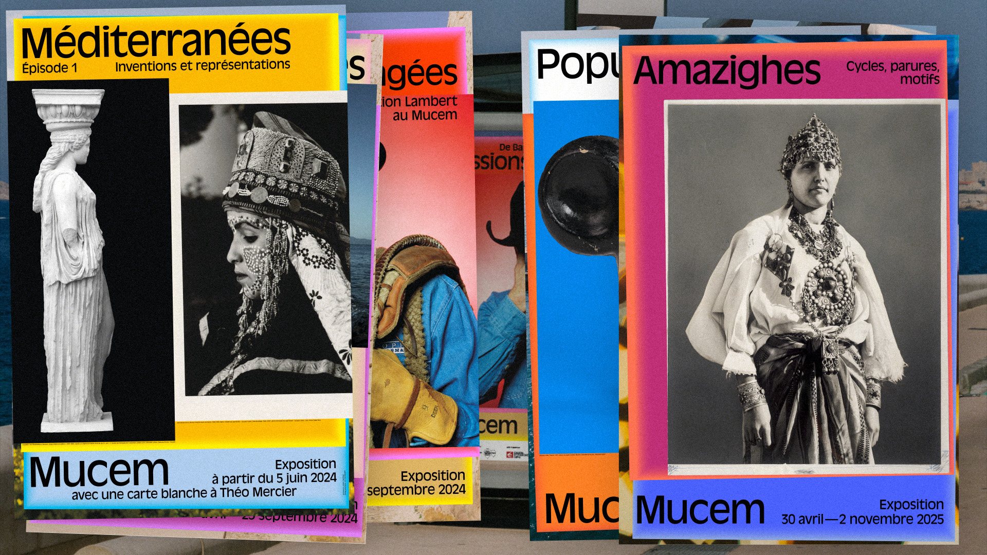 Mucem — composition d’affiches d’exposition, vue 09 — Les Graphiquants